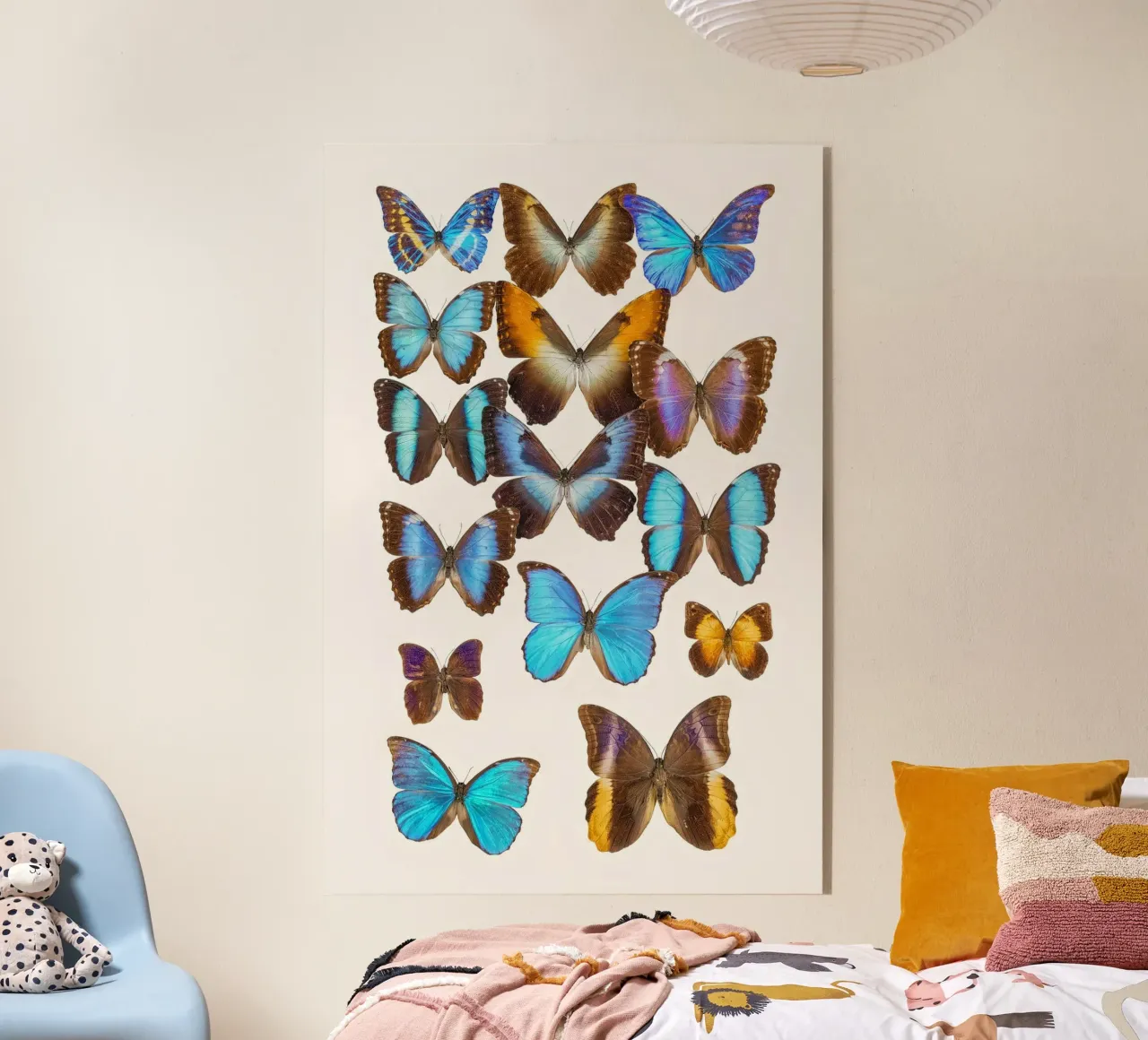 Wings of Tranquility: Exotic Butterflies plexiglass da Curious Collections by Marielle Leenders