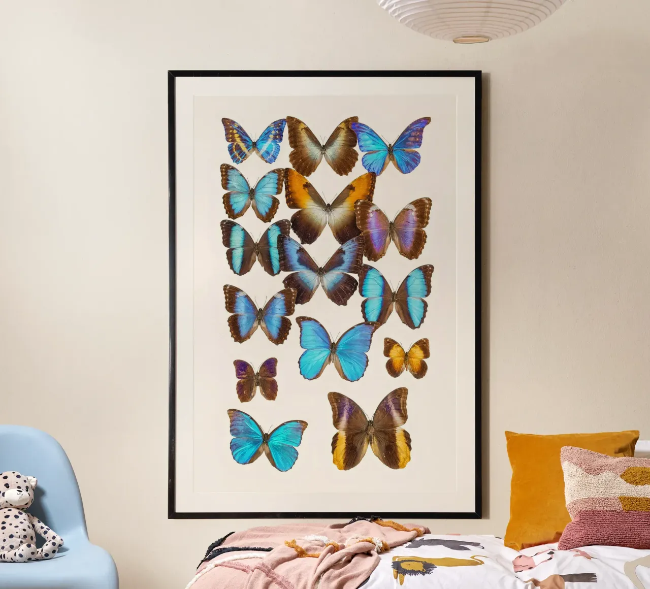Wings of Tranquility: Exotic Butterflies carta hahnemühle da Curious Collections by Marielle Leenders