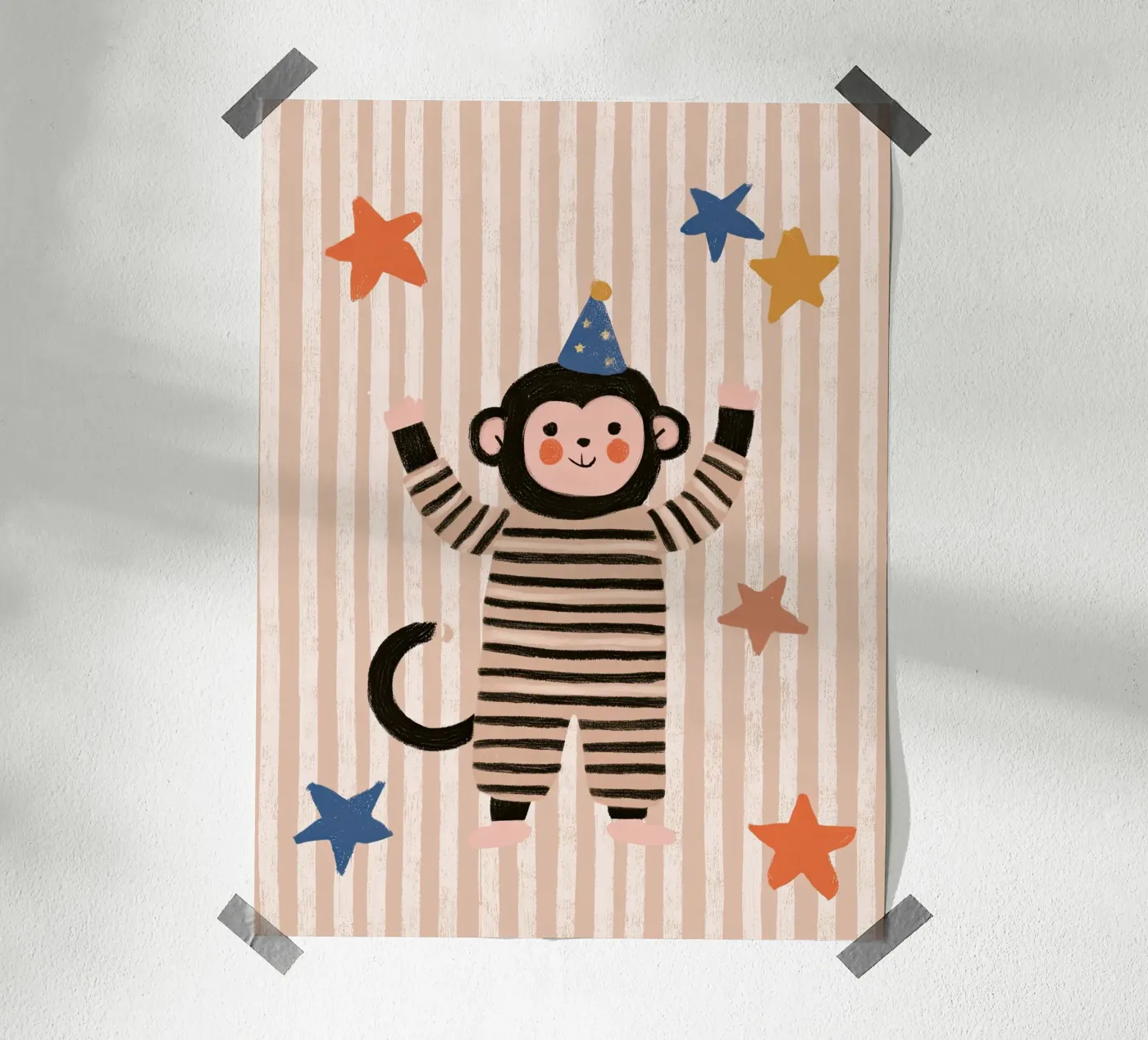 Little Circus Monkey poster by Aimee
