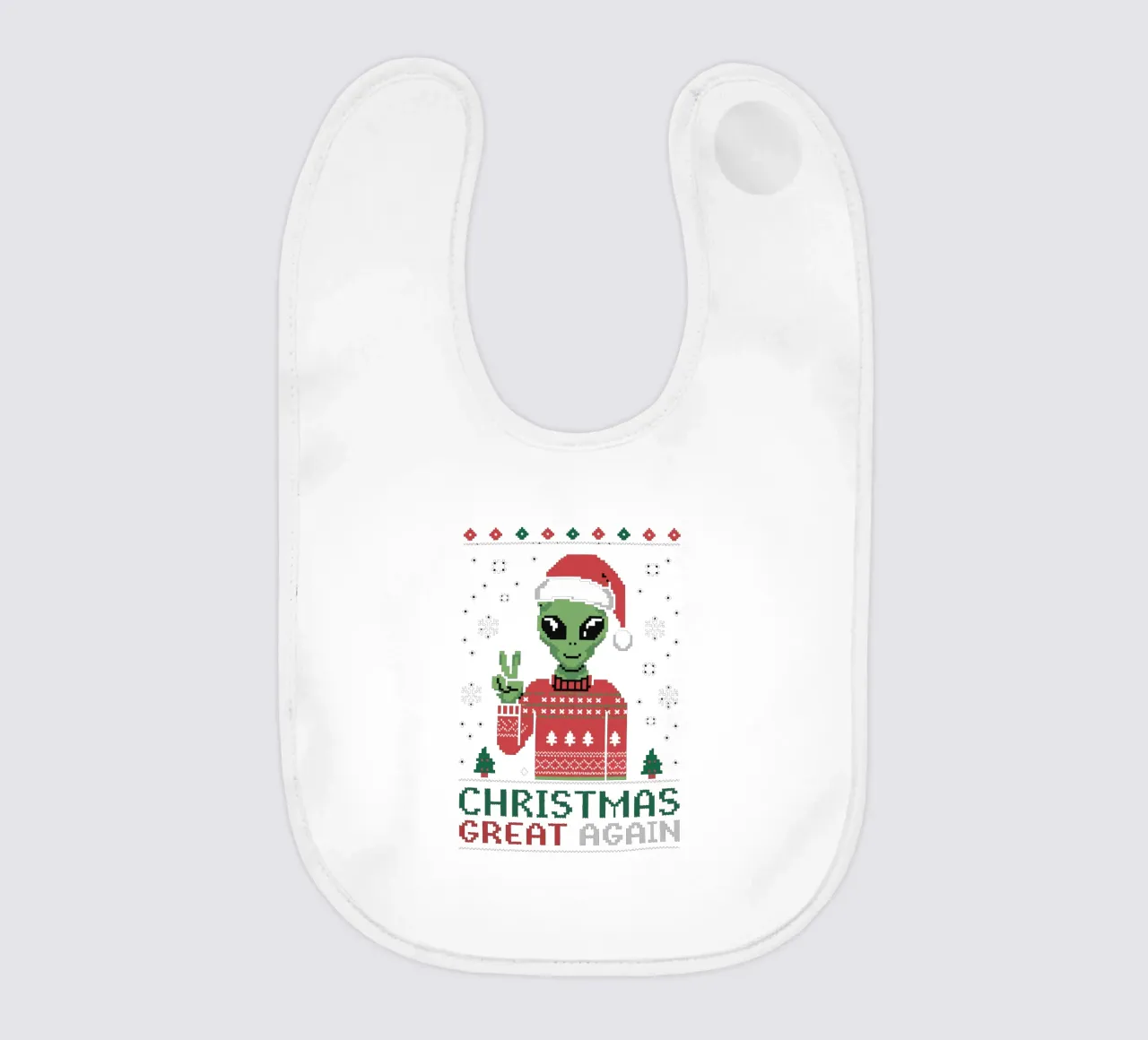 CHRISTMAS GREAT AGAIN bavaglino da edsonramosart