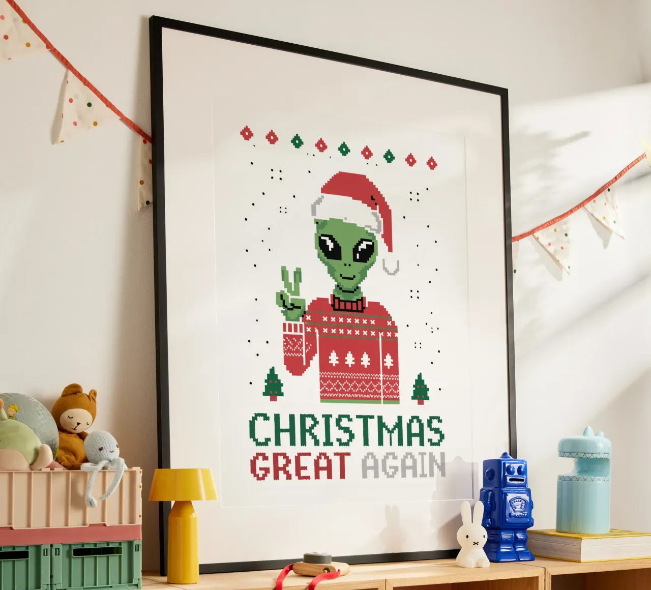CHRISTMAS GREAT AGAIN carta hahnemühle da edsonramosart
