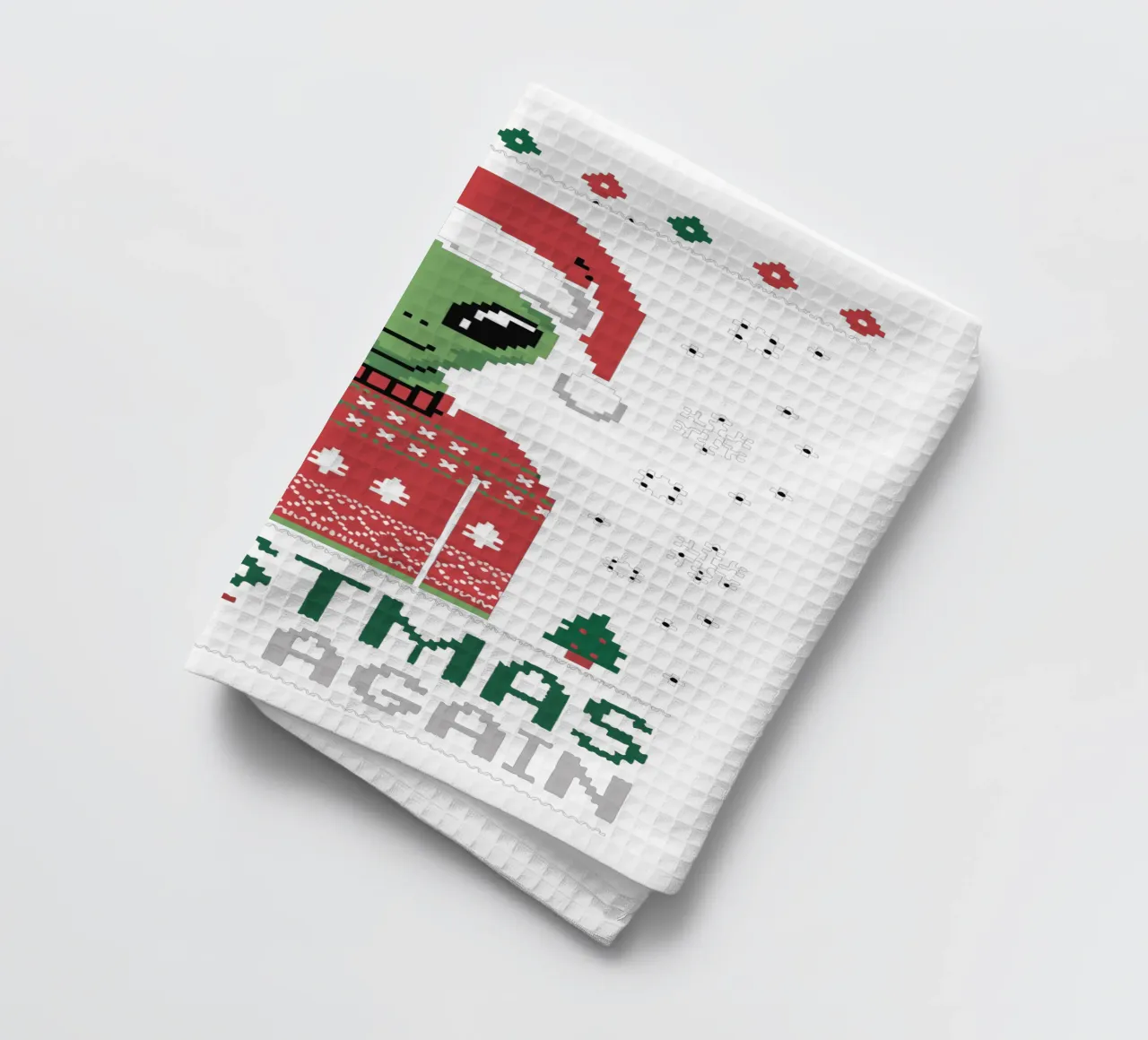 CHRISTMAS GREAT AGAIN canovaccio da cucina da edsonramosart