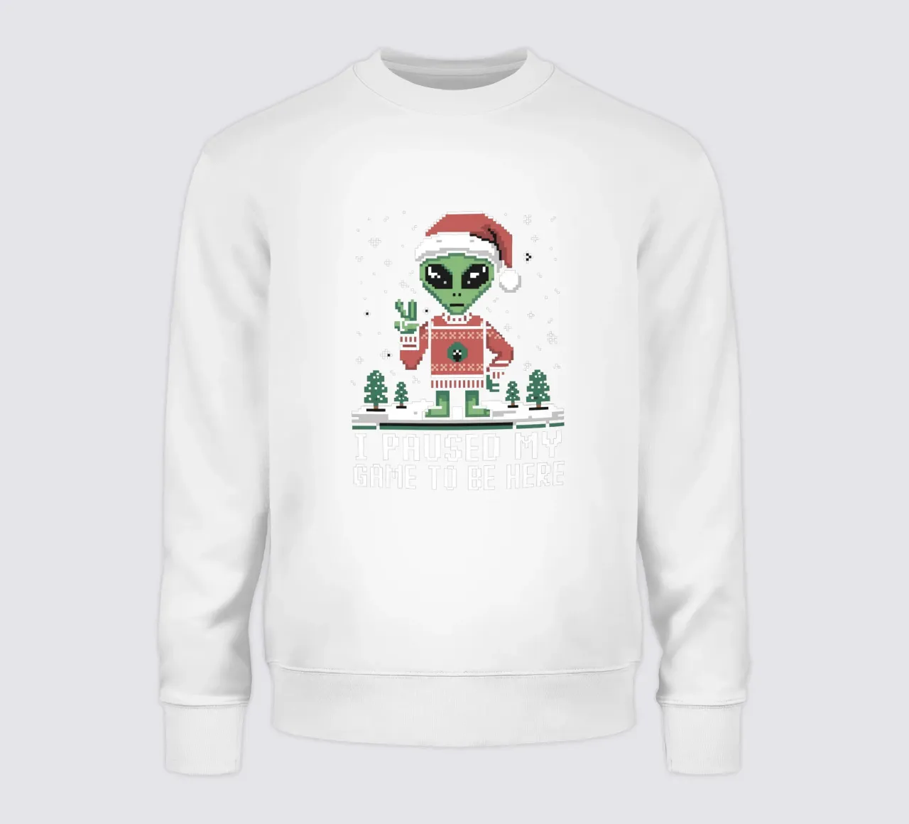 alien I paused my game to be here felpa da edsonramosart