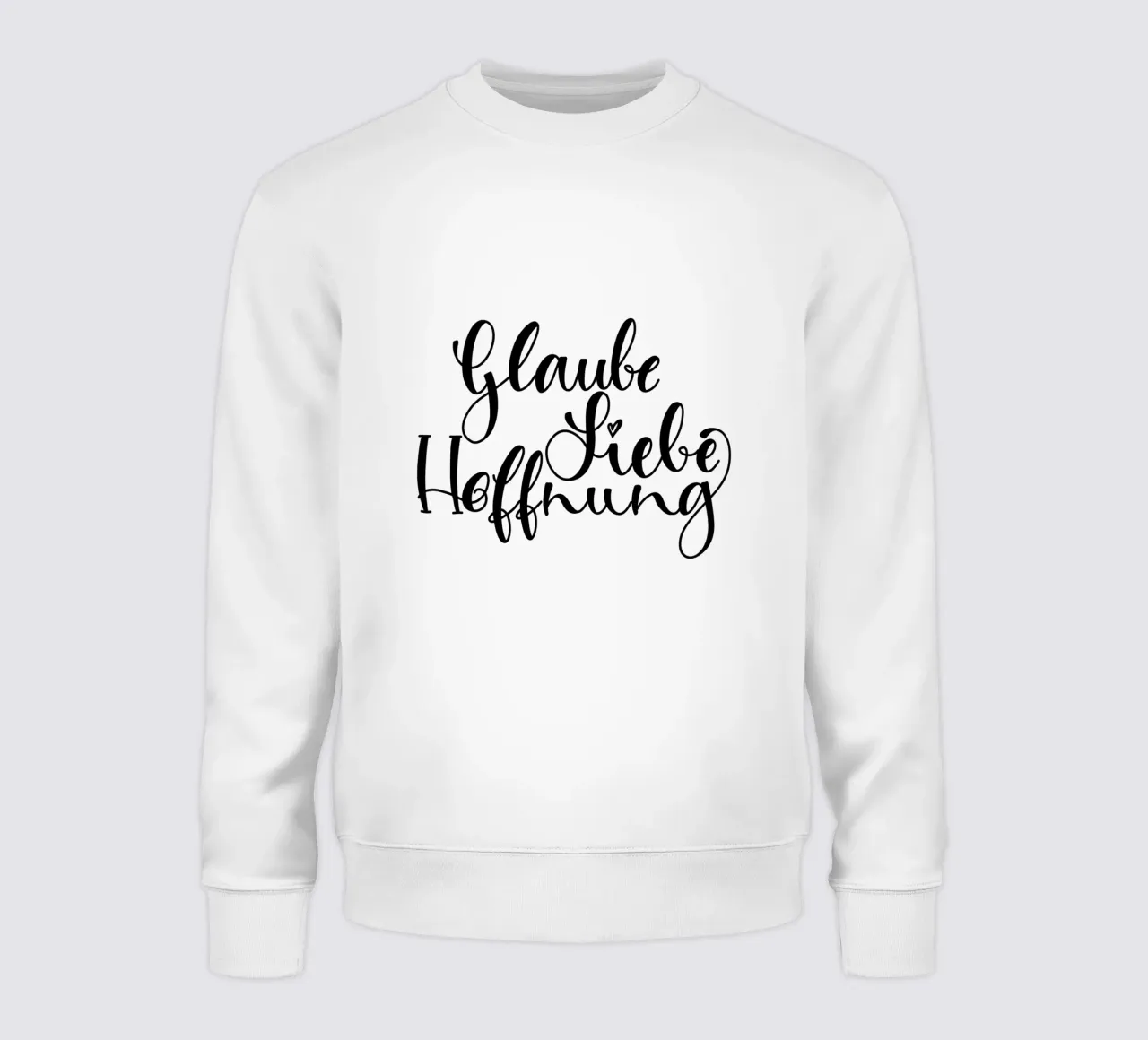 Glaube Liebe Hoffnung felpa da Letters of Love