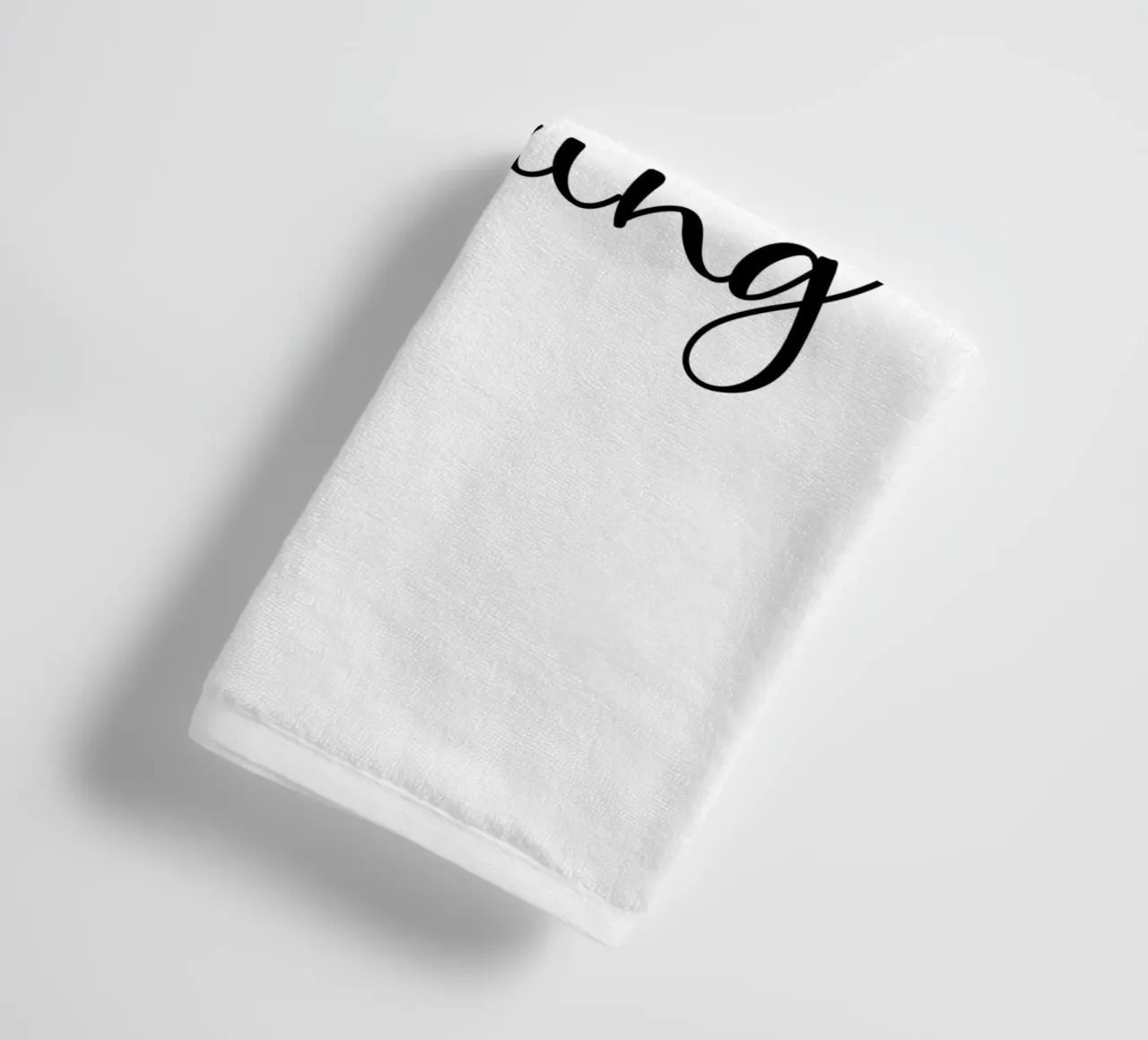 Glaube Liebe Hoffnung asciugamano da bagno da Letters of Love