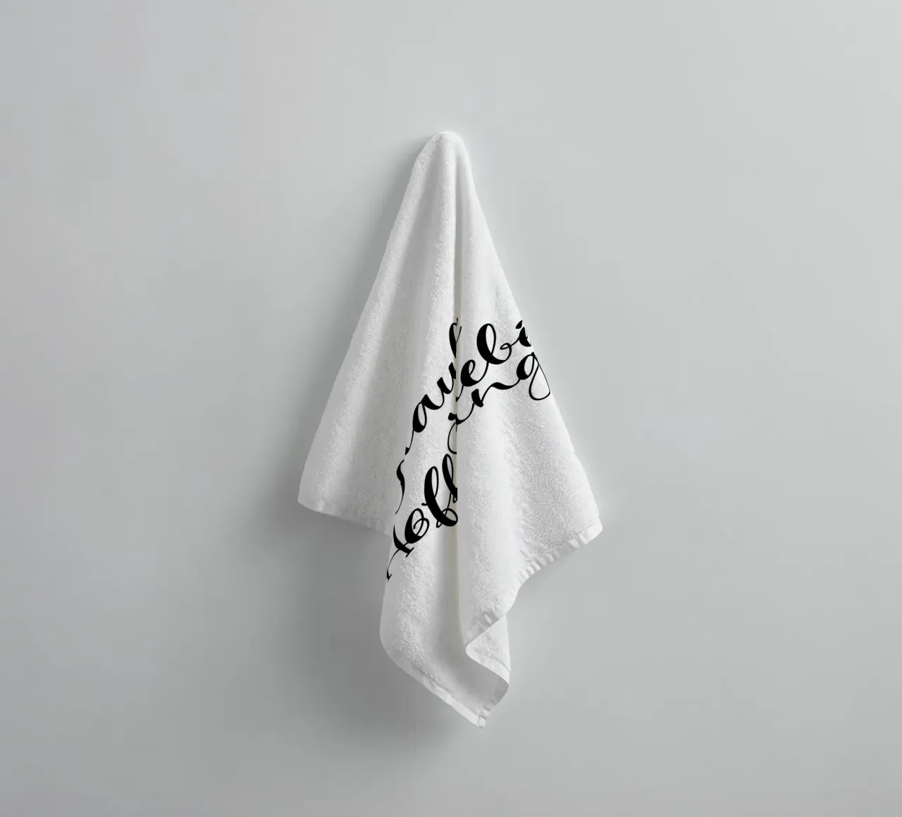 Glaube Liebe Hoffnung asciugamano da bagno da Letters of Love