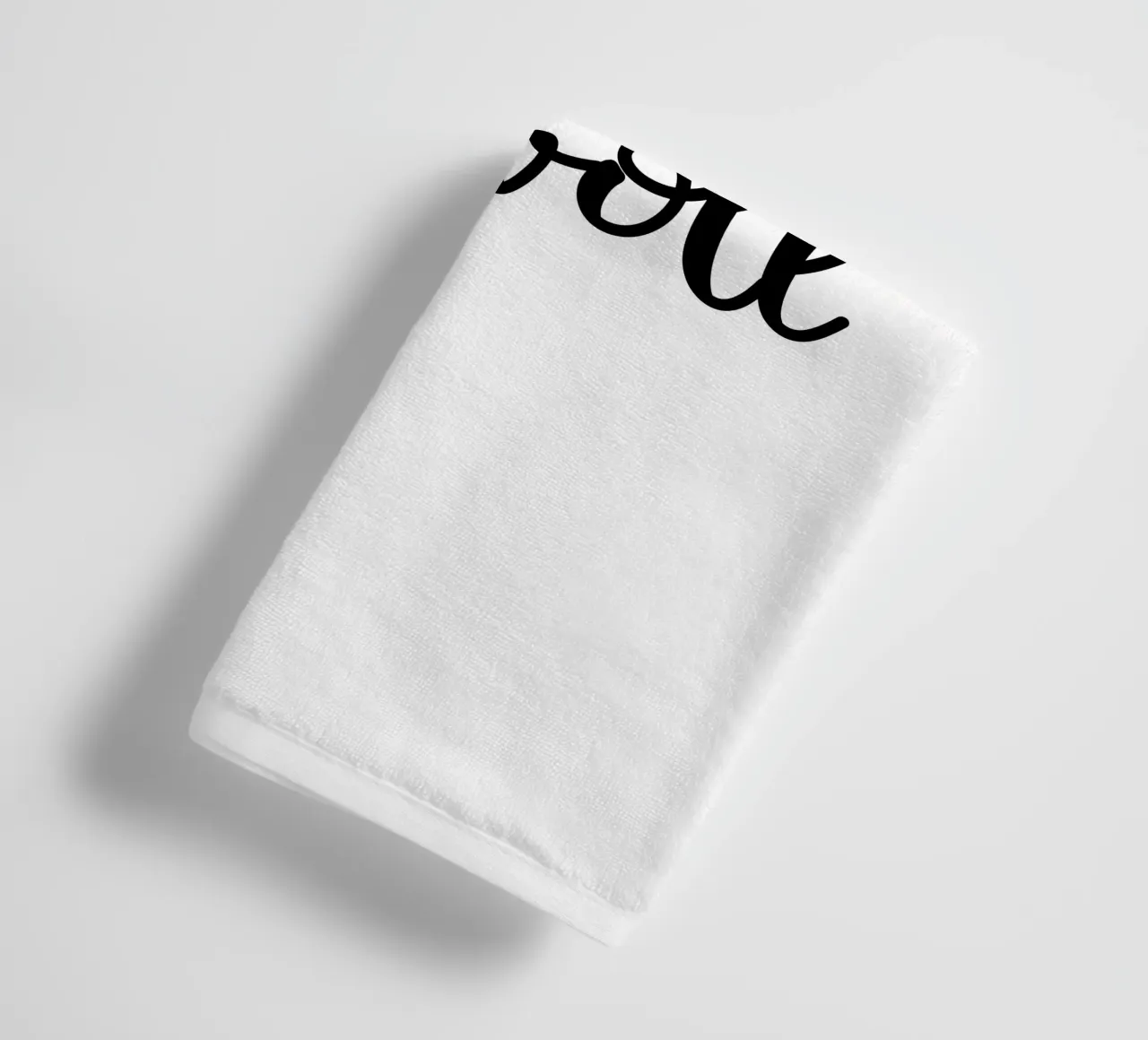 Du bist wertvoll towel by Letters of Love