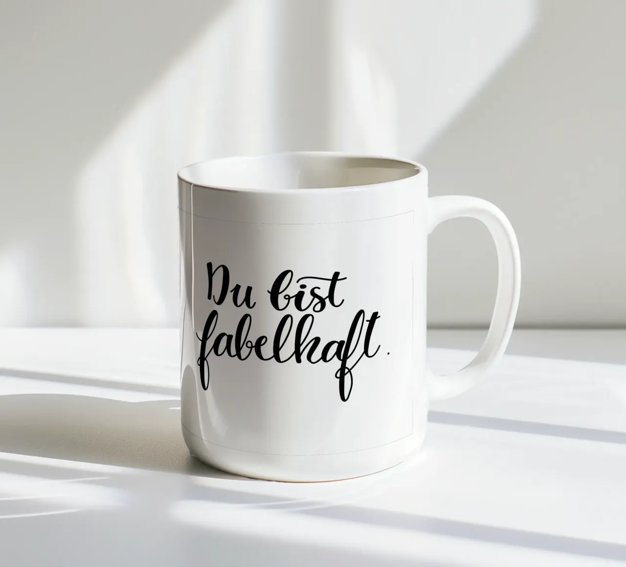 Du bist fabelhaft tazza in ceramica da Letters of Love