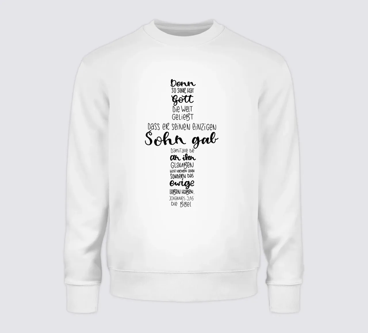 Johannes 3,16 felpa da Letters of Love