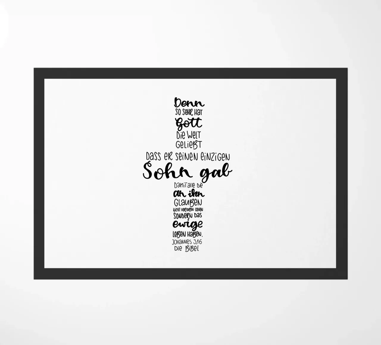 Johannes 3,16 zerbino da Letters of Love
