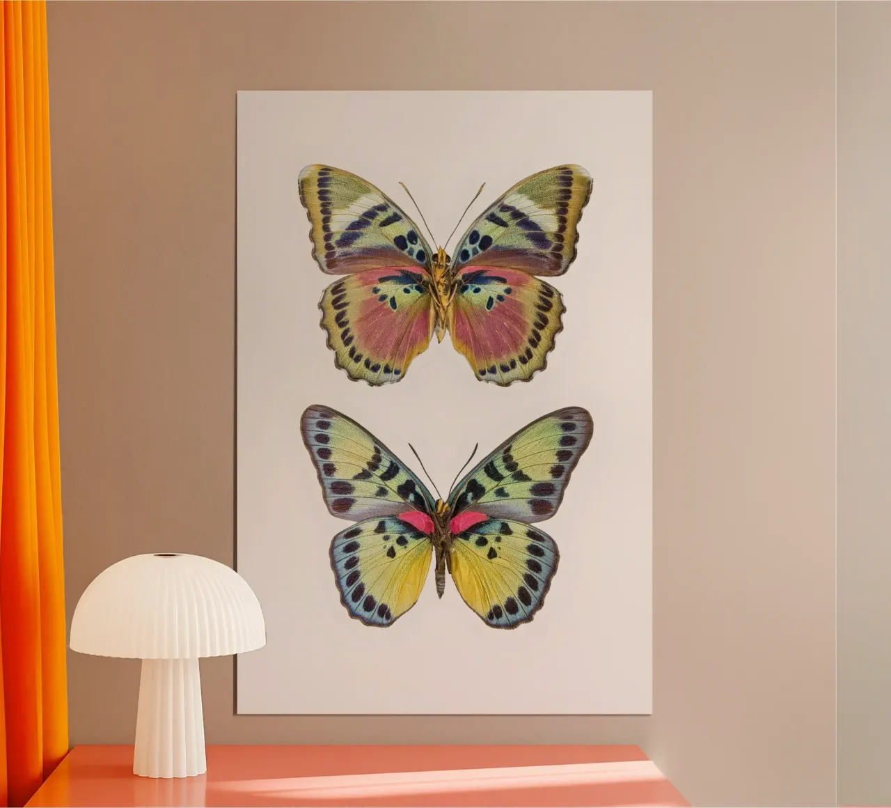 Two Beautiful Butterflies carta hahnemühle da Curious Collections by Marielle Leenders
