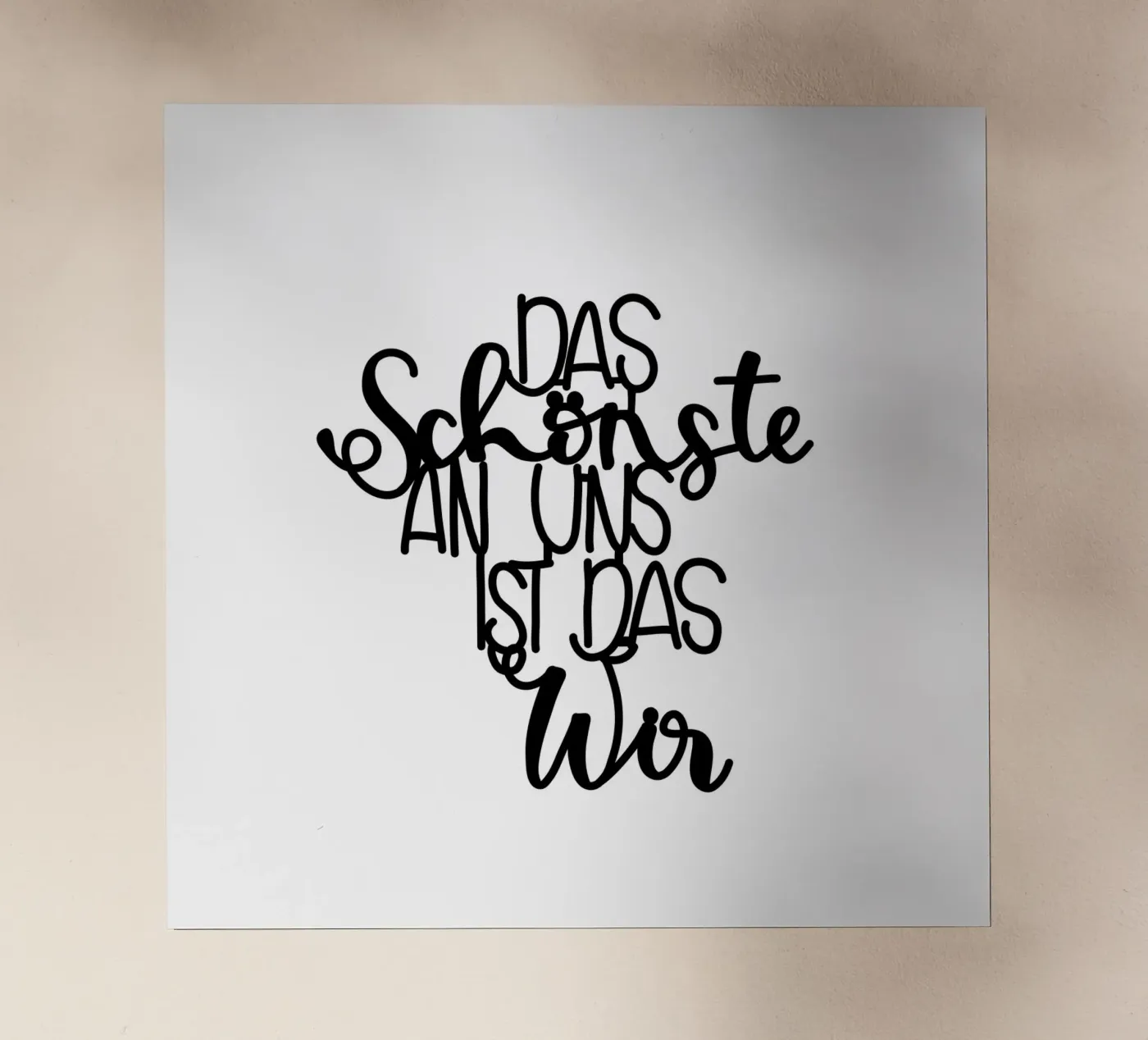 Wir pellicola backlit da Letters of Love