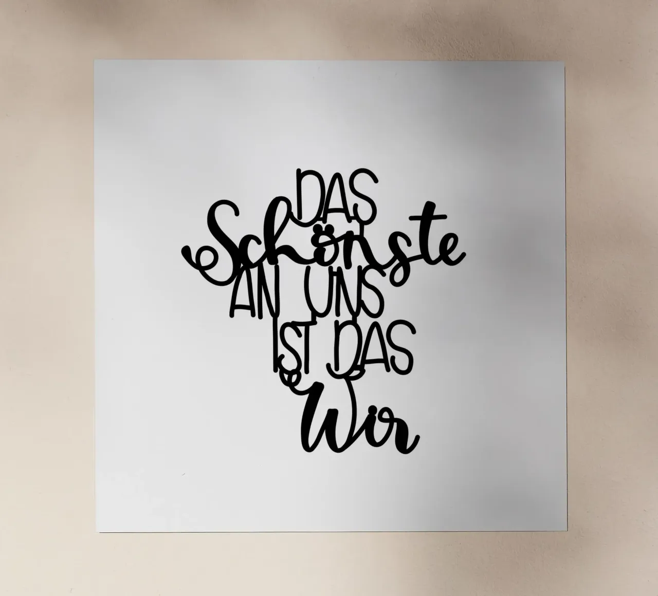 Wir pellicola backlit da Letters of Love