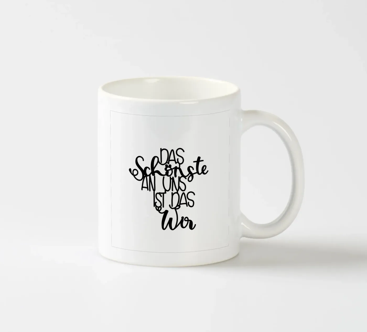 Wir ceramic mug by Letters of Love