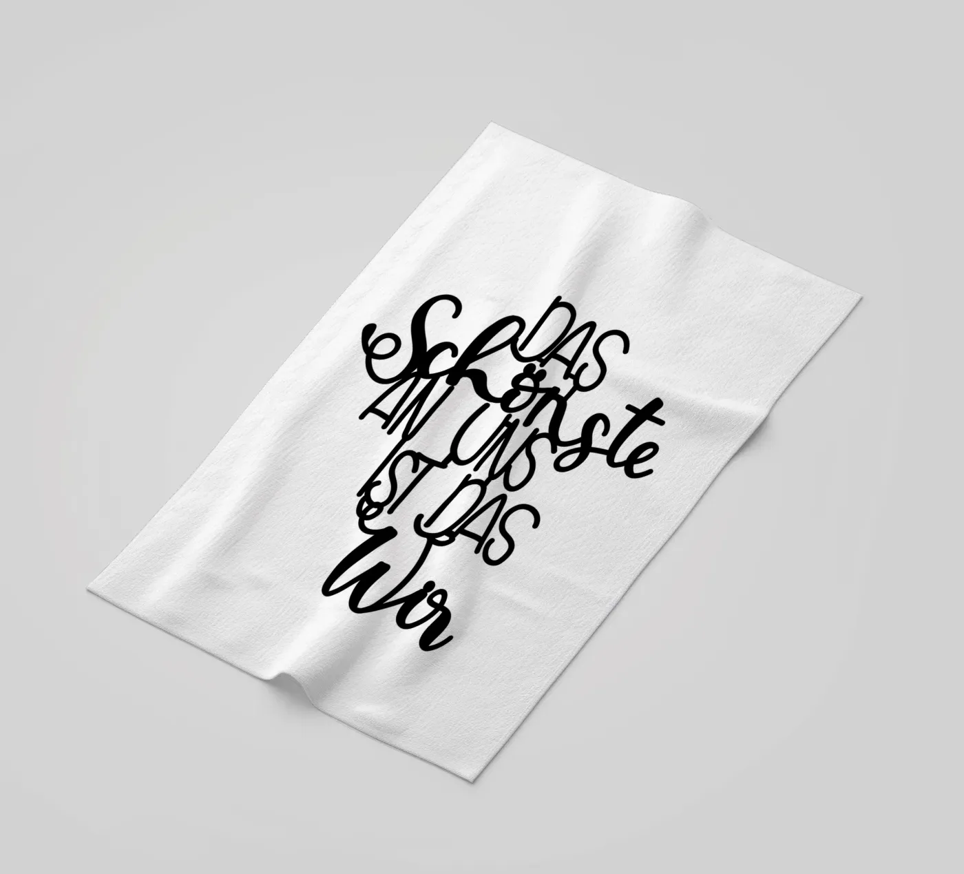 Wir strandhanddoek van Letters of Love