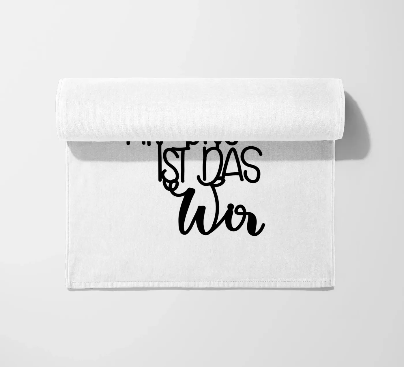 Wir strandhanddoek van Letters of Love