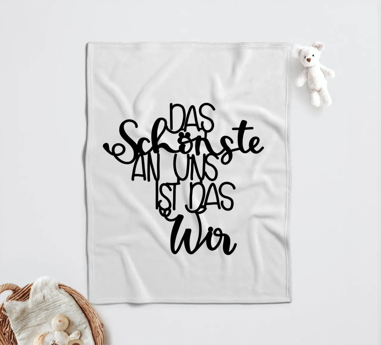 Wir fleecedeken van Letters of Love