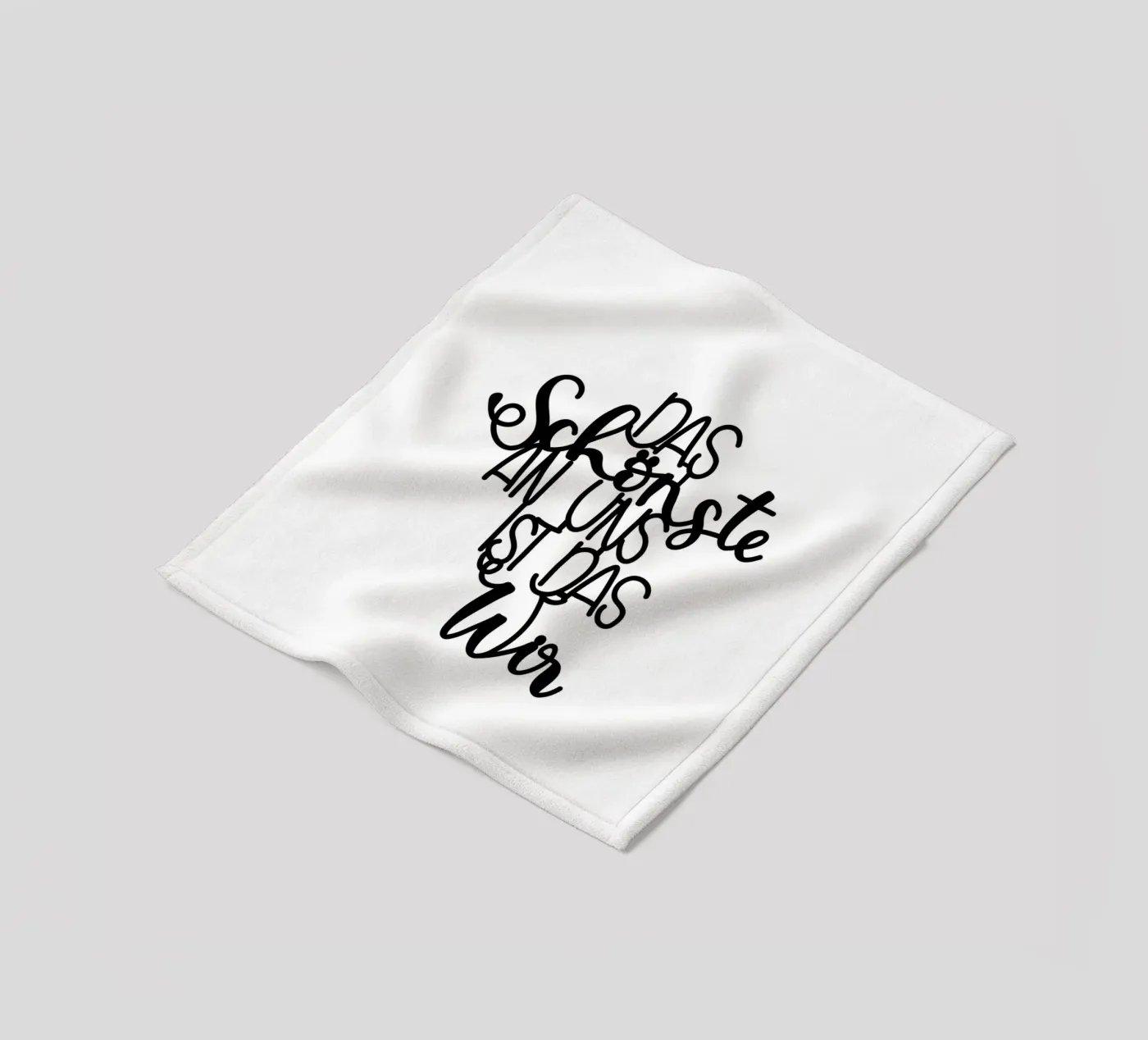 Wir Fleecedecke von Letters of Love