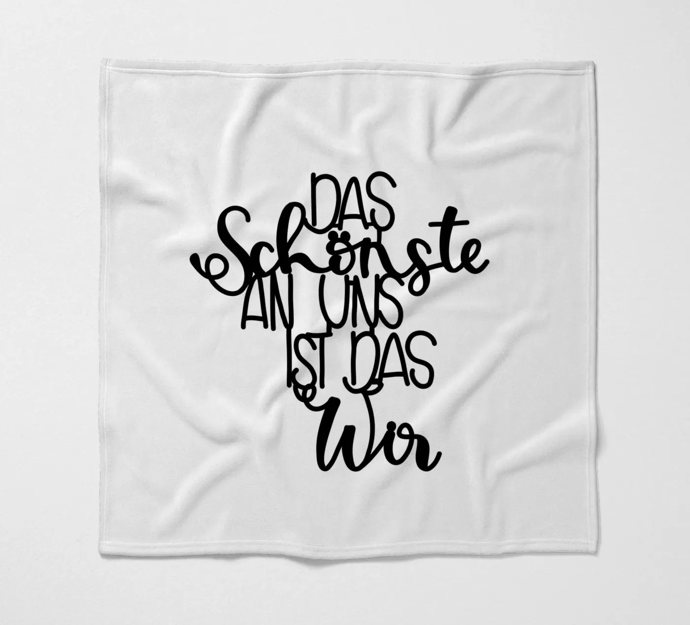 Wir Fleecedecke von Letters of Love