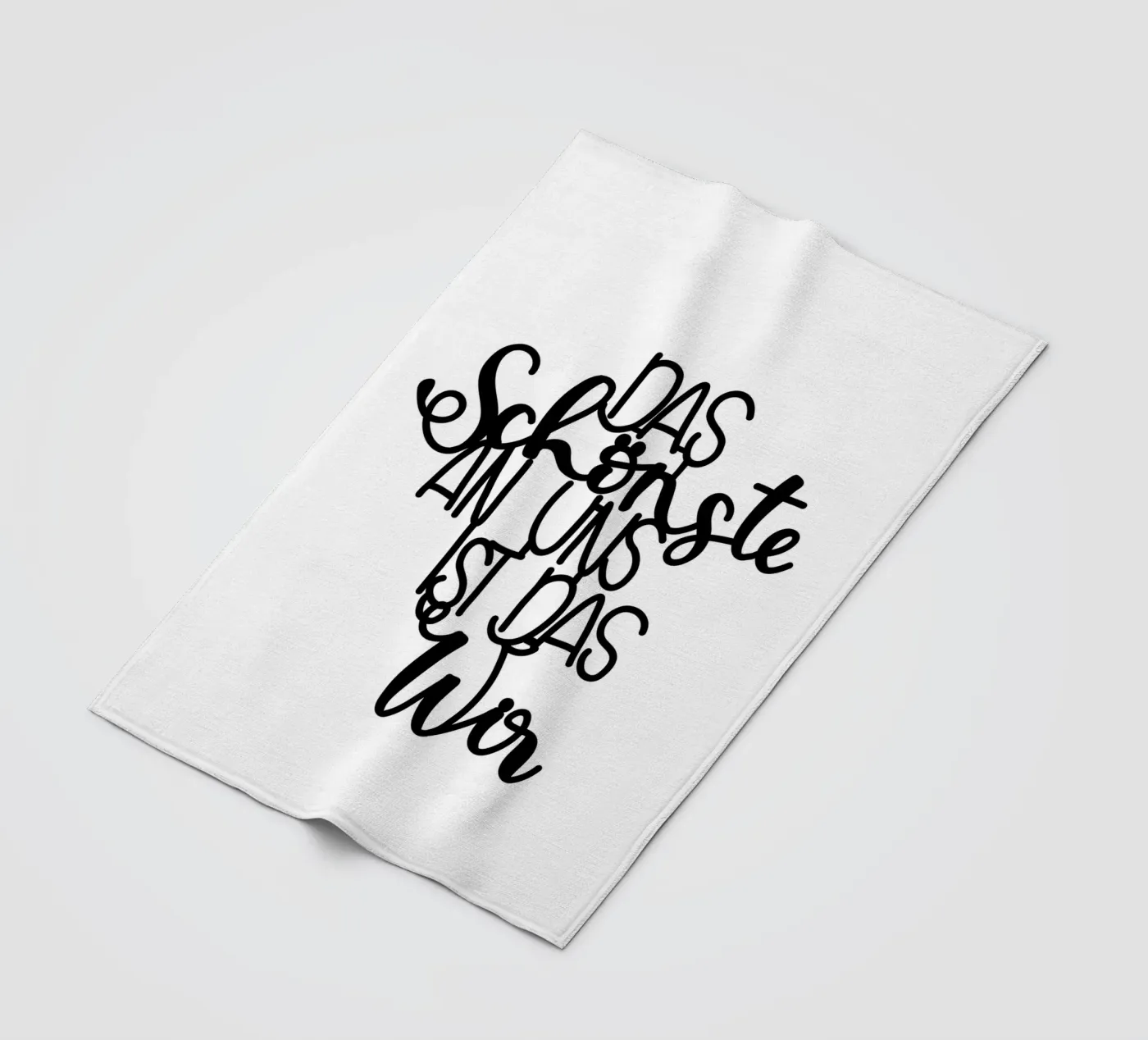 Wir Fleecedecke von Letters of Love