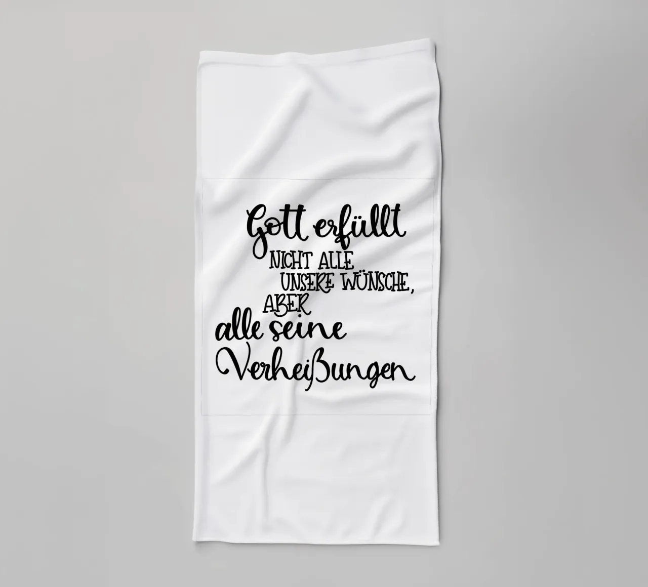 Wünsche towel by Letters of Love