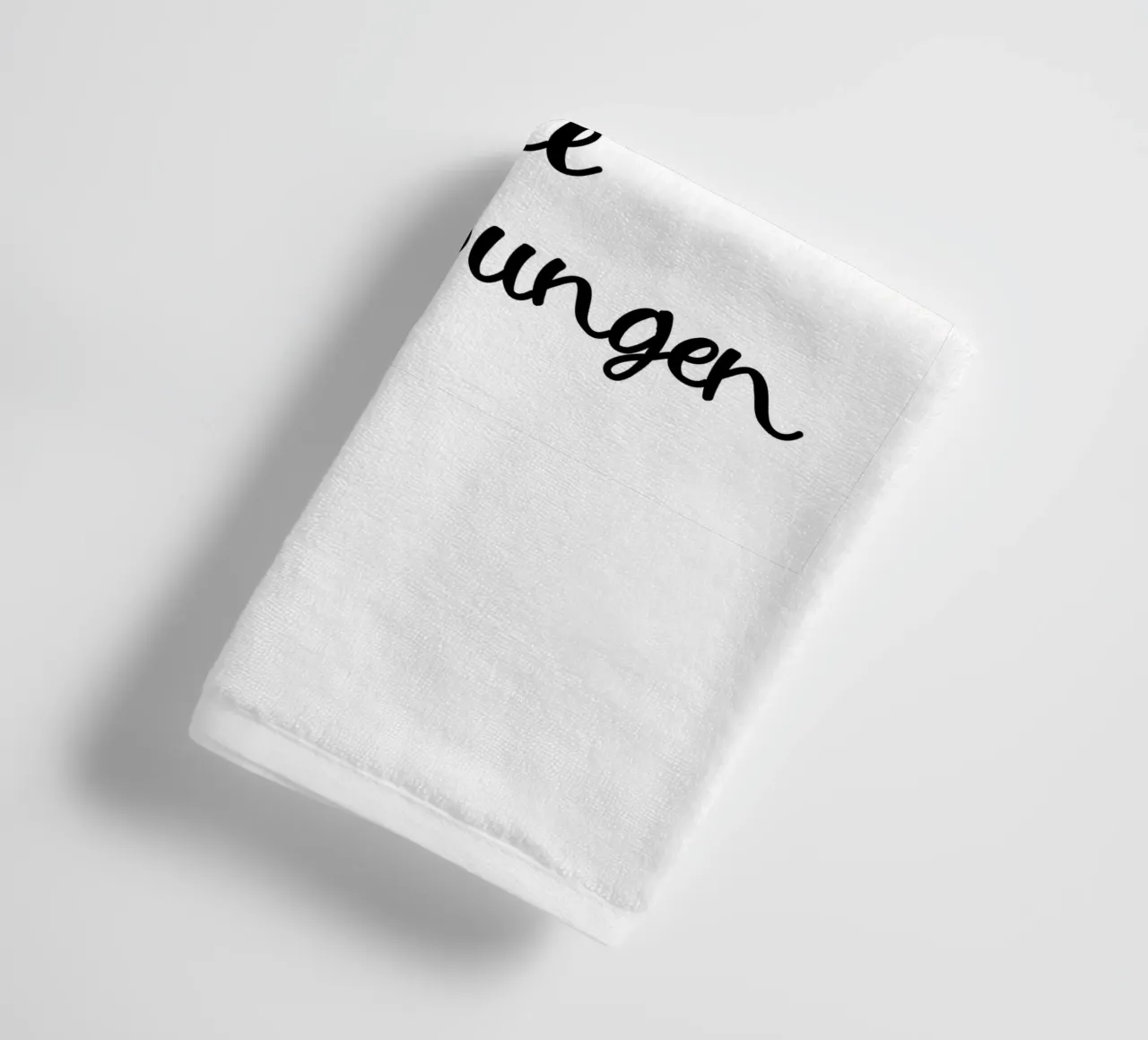 Wünsche towel by Letters of Love