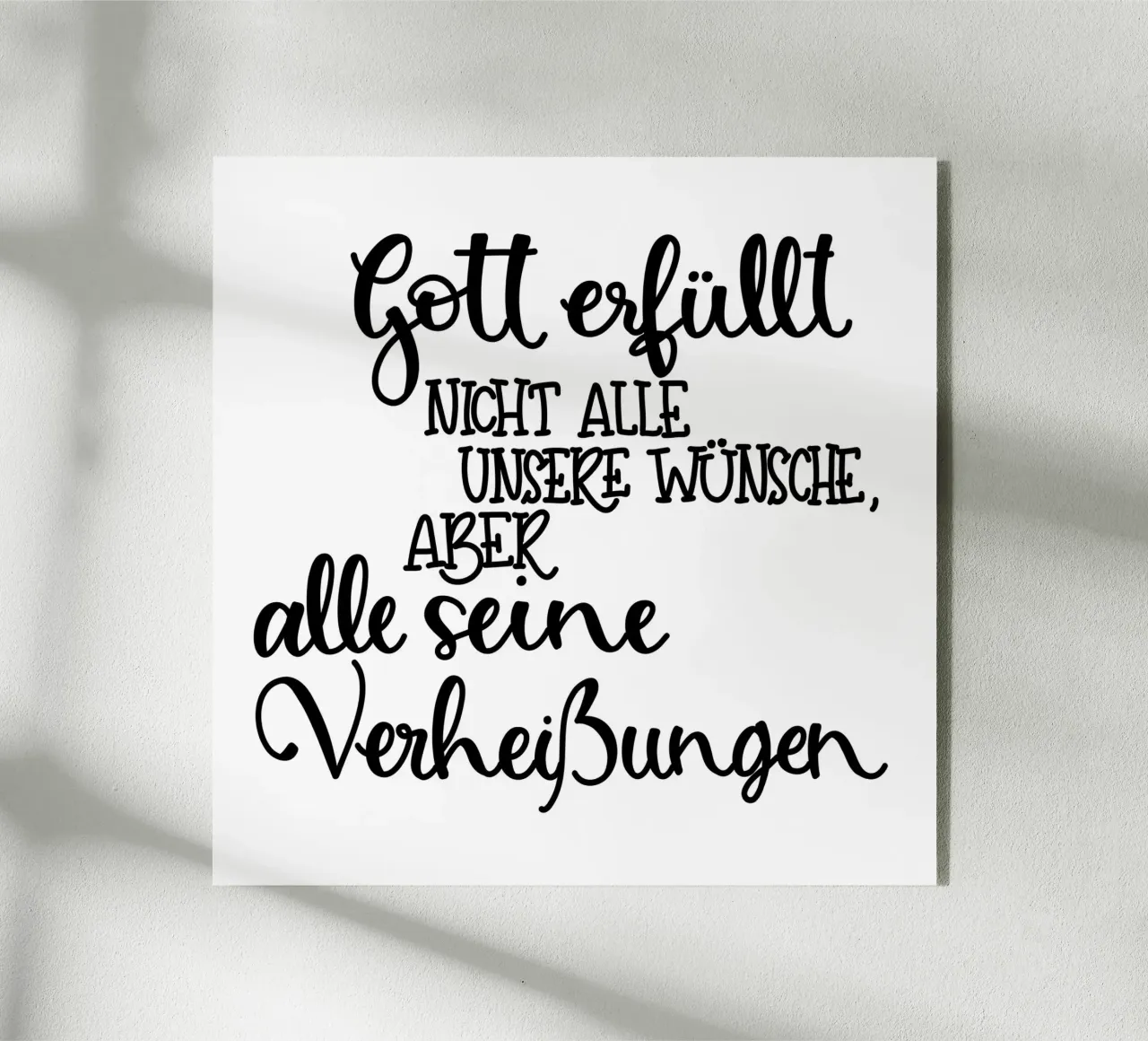 Wünsche plexiglass da Letters of Love