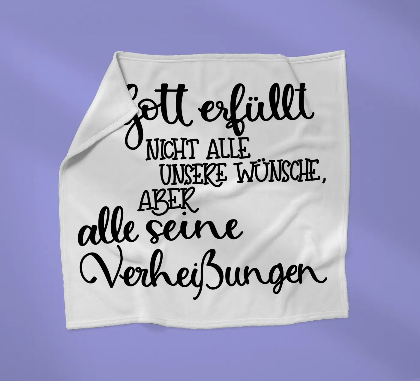 Wünsche Fleecedecke von Letters of Love