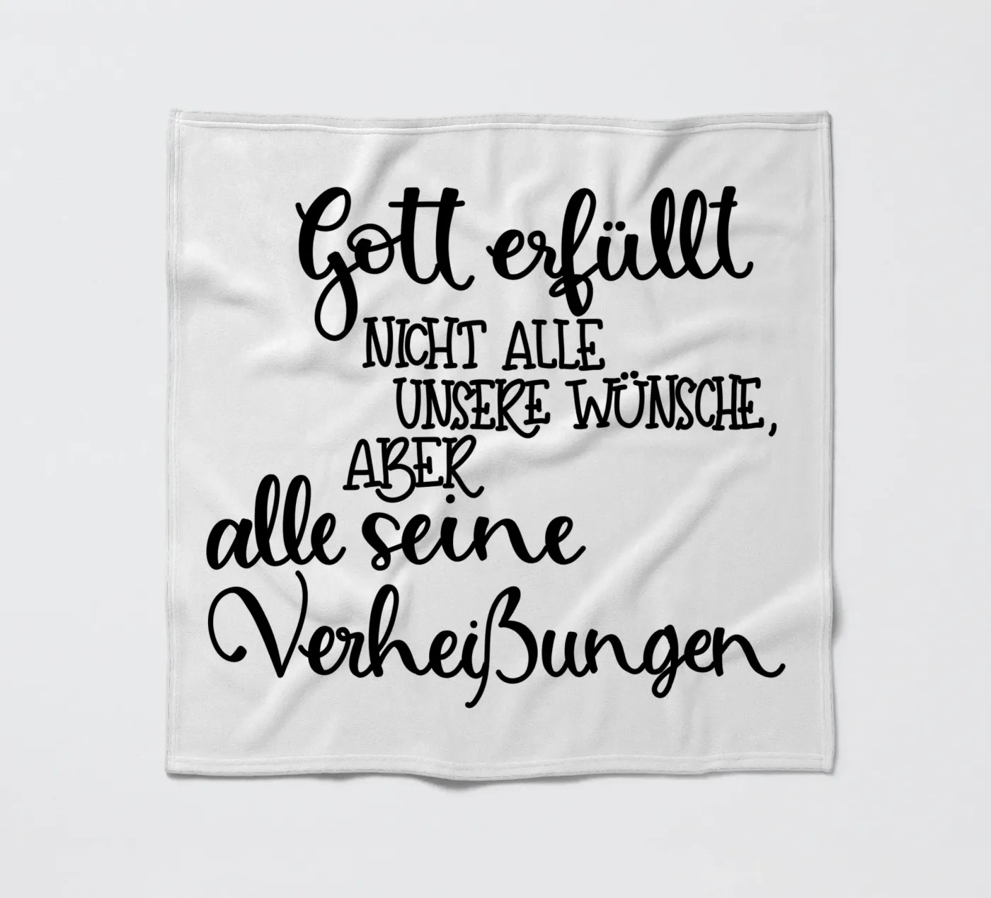 Wünsche Fleecedecke von Letters of Love