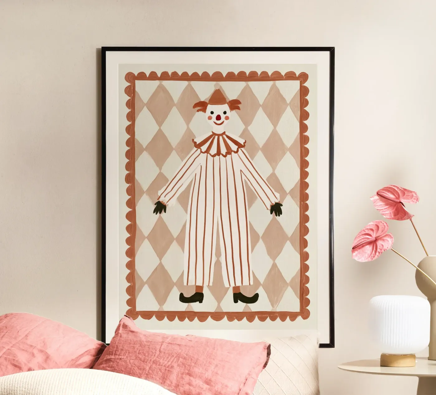 Circusclown poster van Aimee
