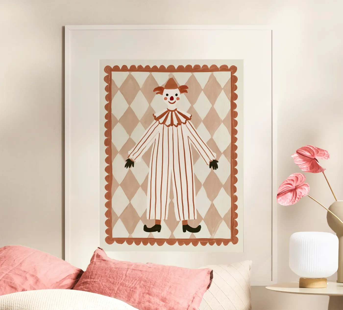 Circusclown poster van Aimee