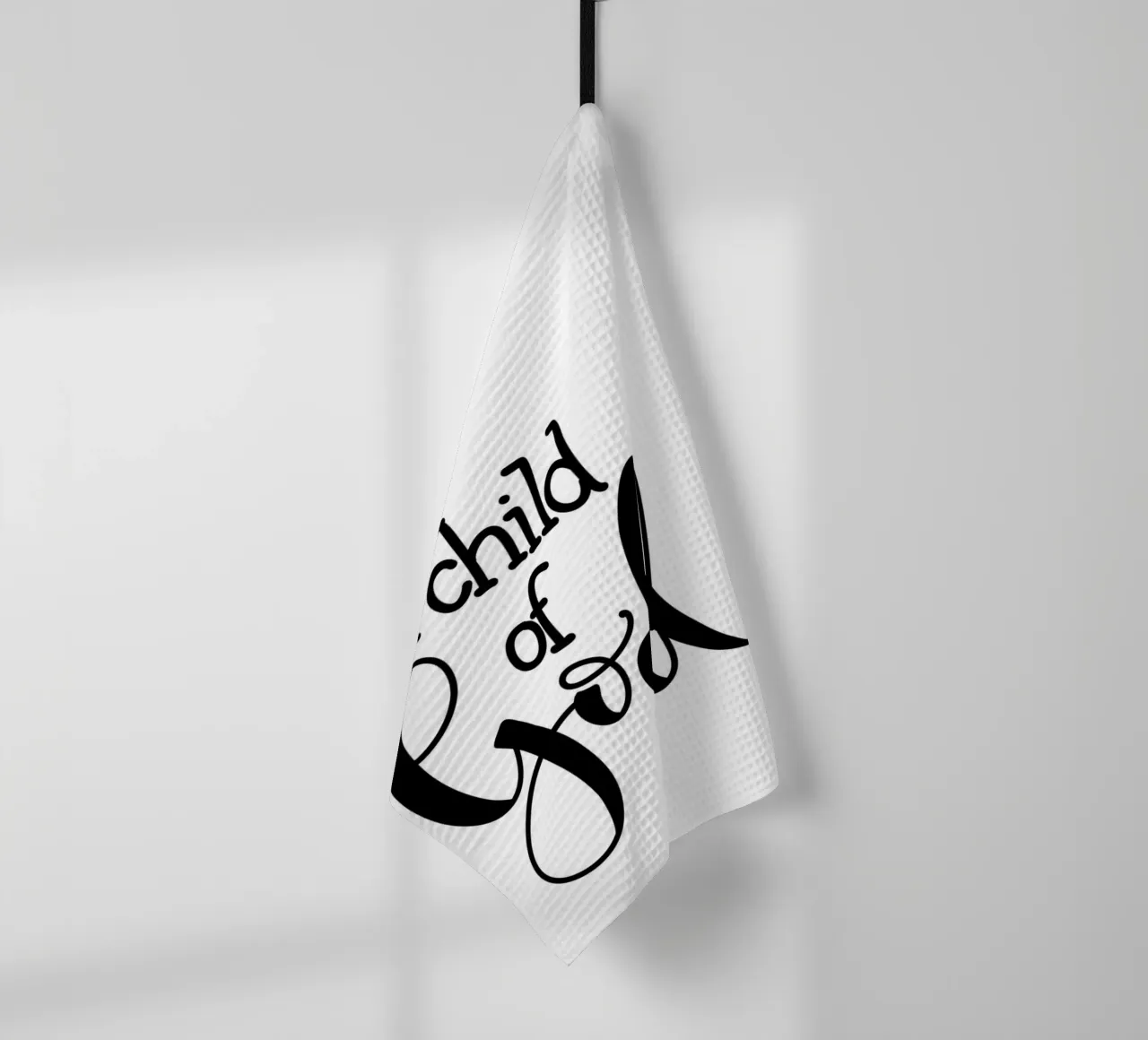 Child of God paño de cocina de Letters of Love