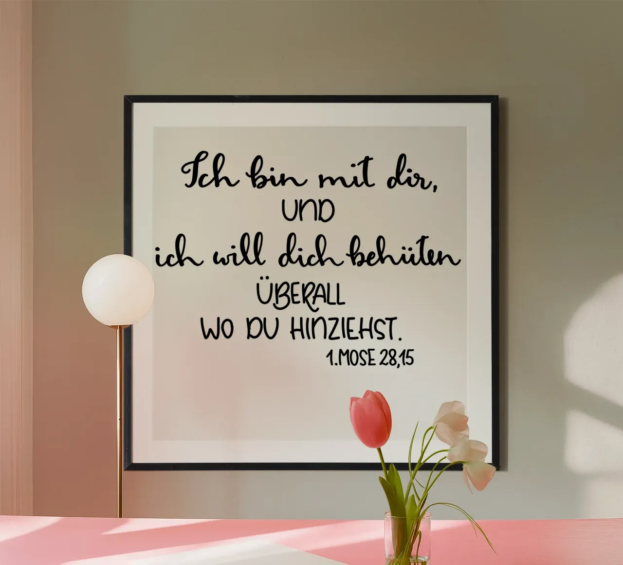 Gott ist bei dir poster da Letters of Love