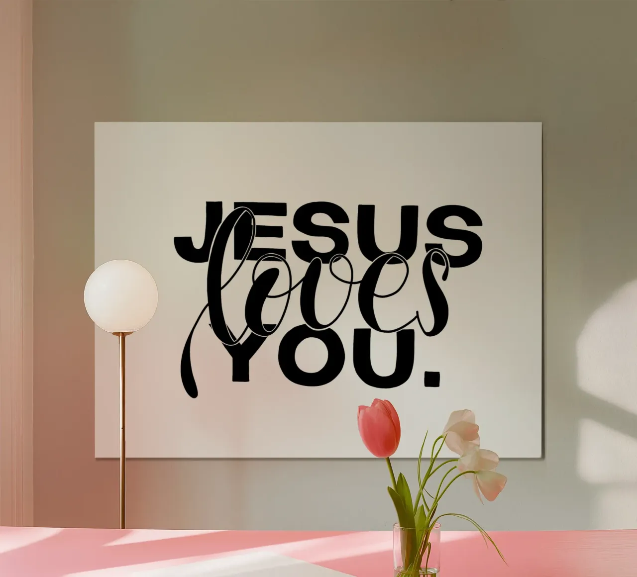 Jesus loves you hahnemühle by Letters of Love