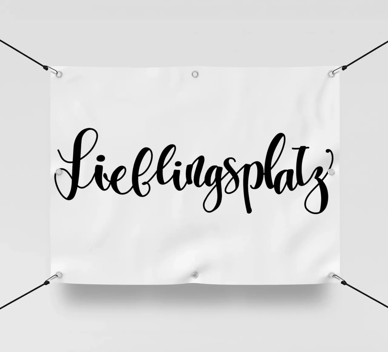 Lieblingsplatz telo in pvc da Letters of Love