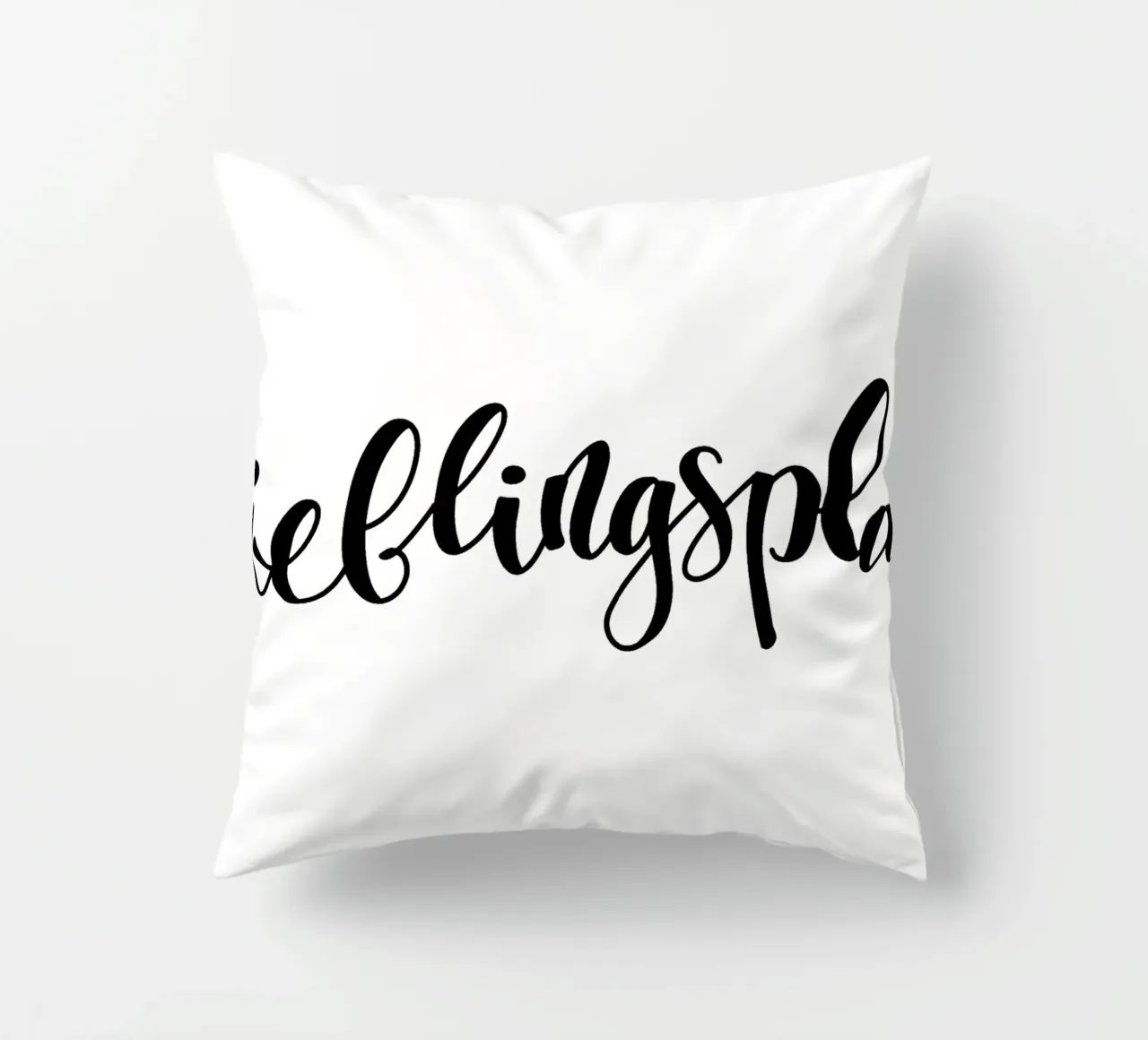Lieblingsplatz decorative cushion by Letters of Love