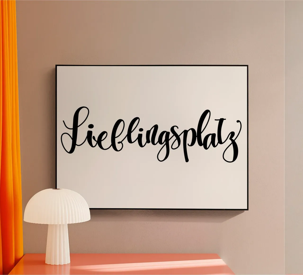 Lieblingsplatz plexiglass da Letters of Love