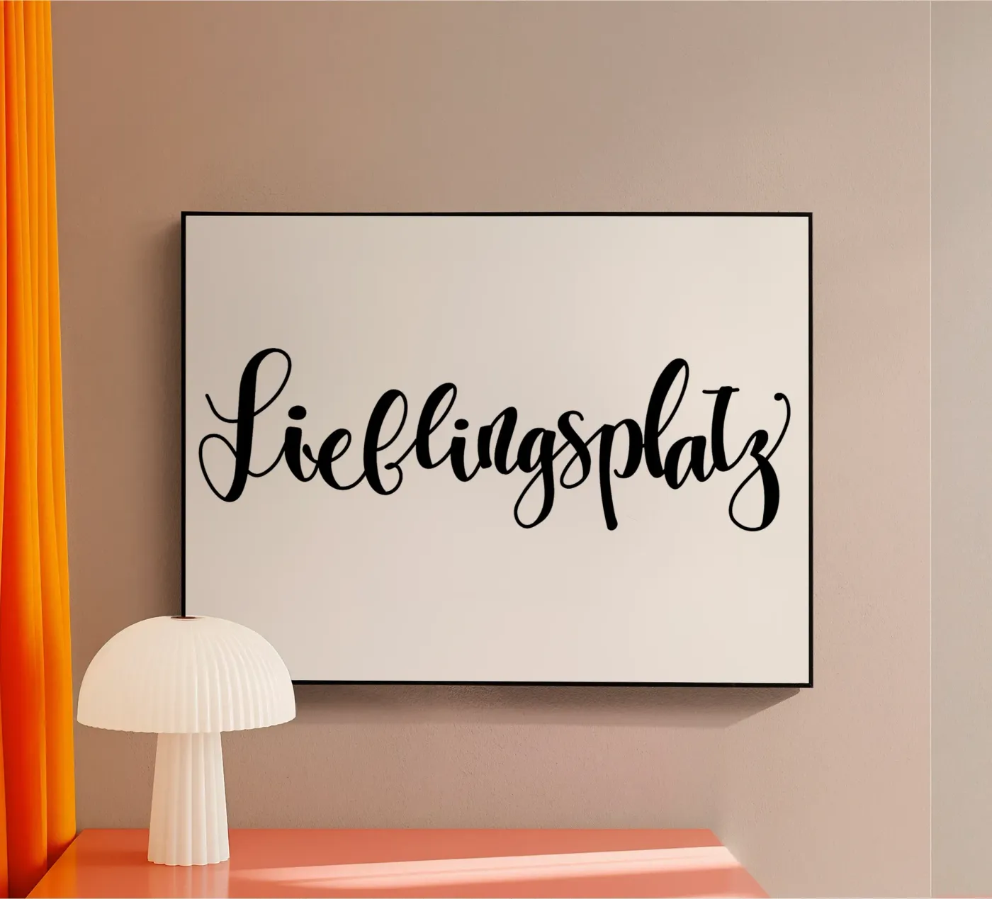 Lieblingsplatz plexiglass da Letters of Love