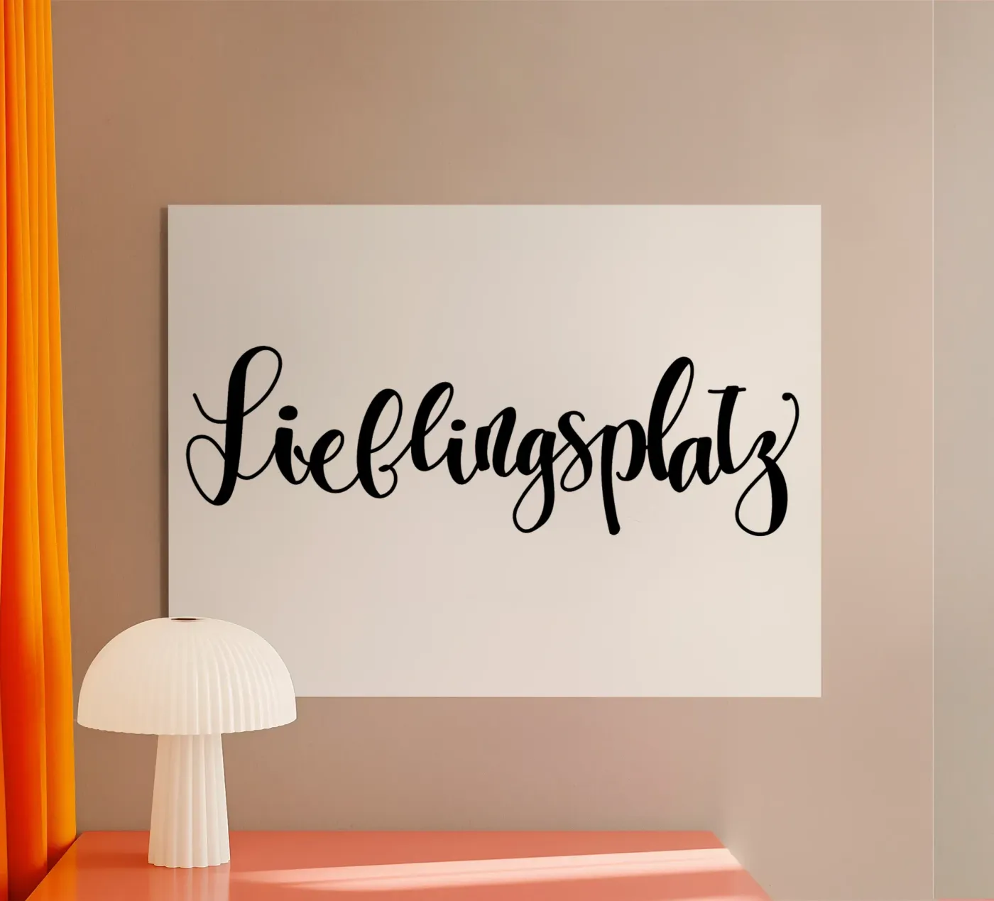 Lieblingsplatz plexiglass da Letters of Love