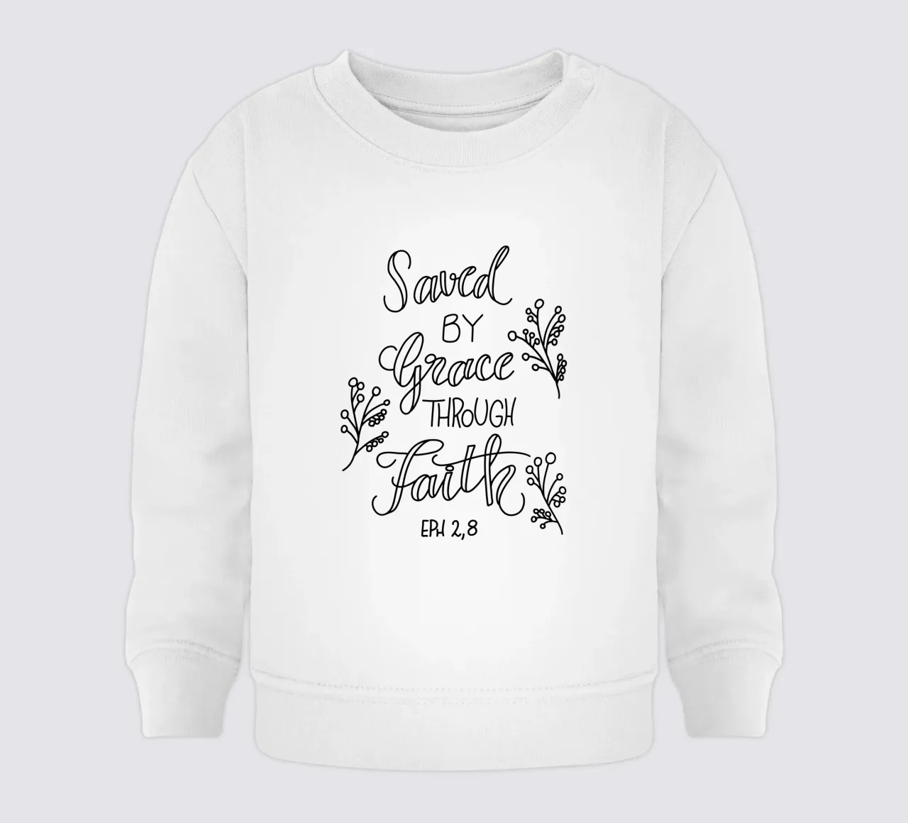 Saved felpa neonato da Letters of Love