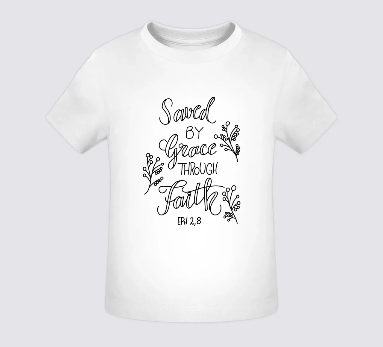 Saved maglietta neonato da Letters of Love