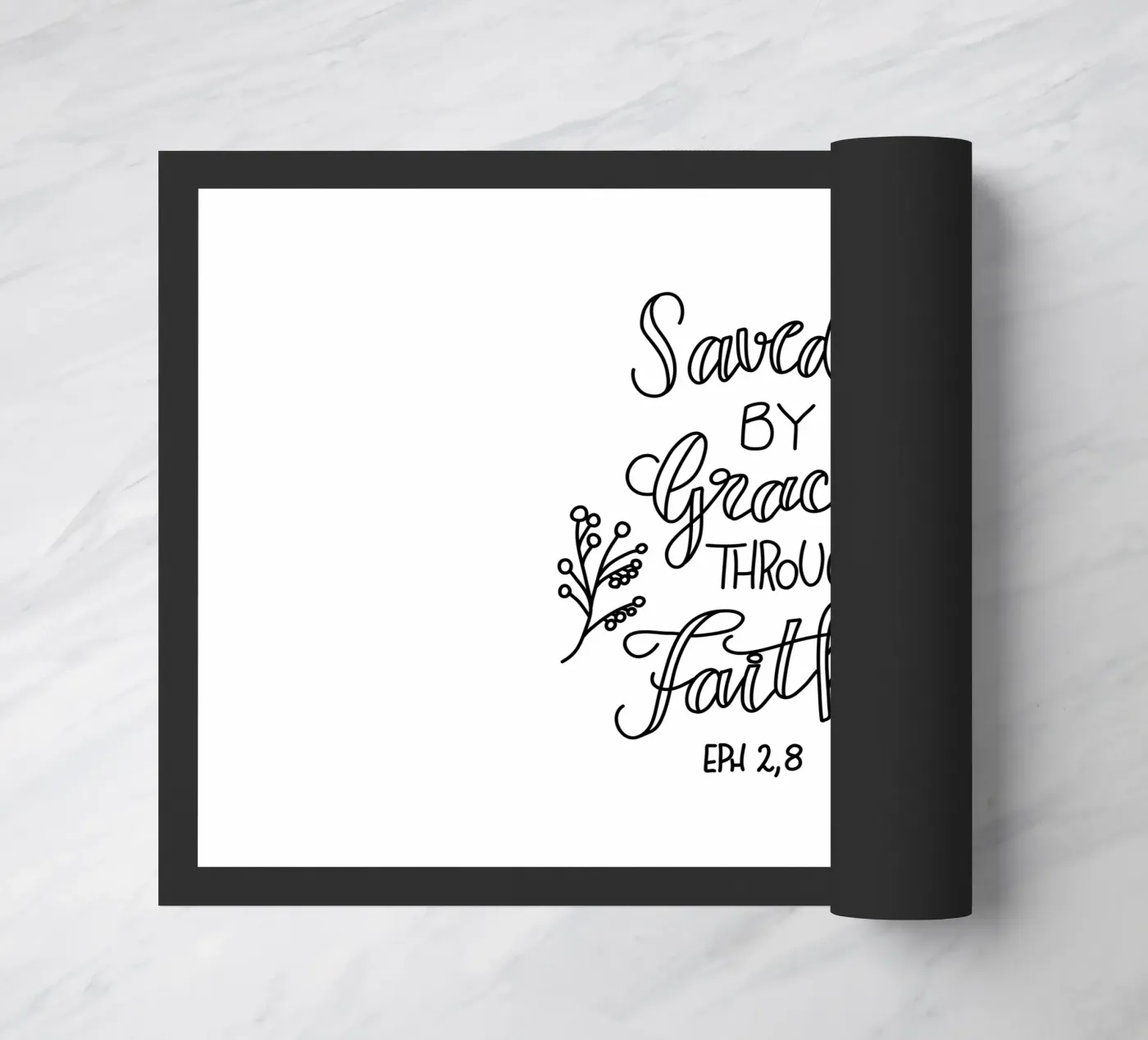 Saved doormat by Letters of Love