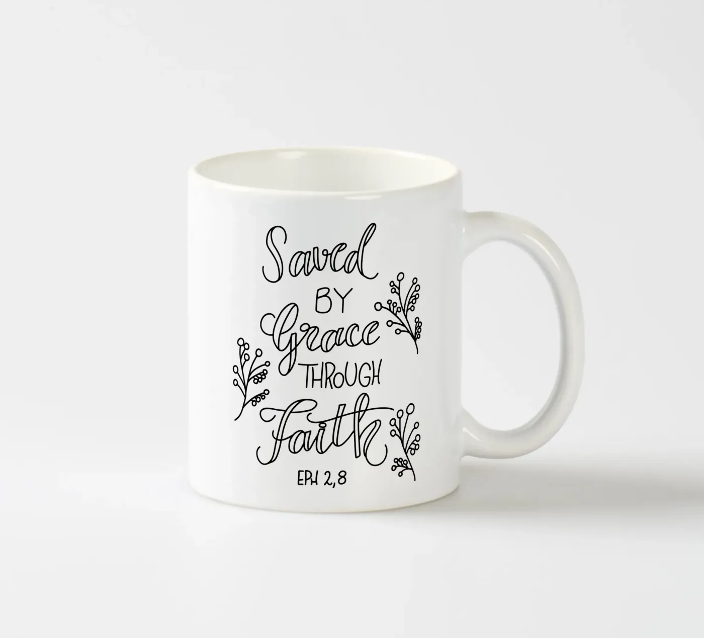 Saved mug en céramique de Letters of Love