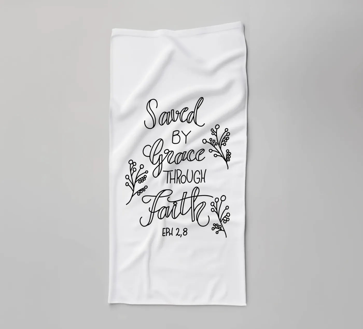 Saved badhanddoek van Letters of Love