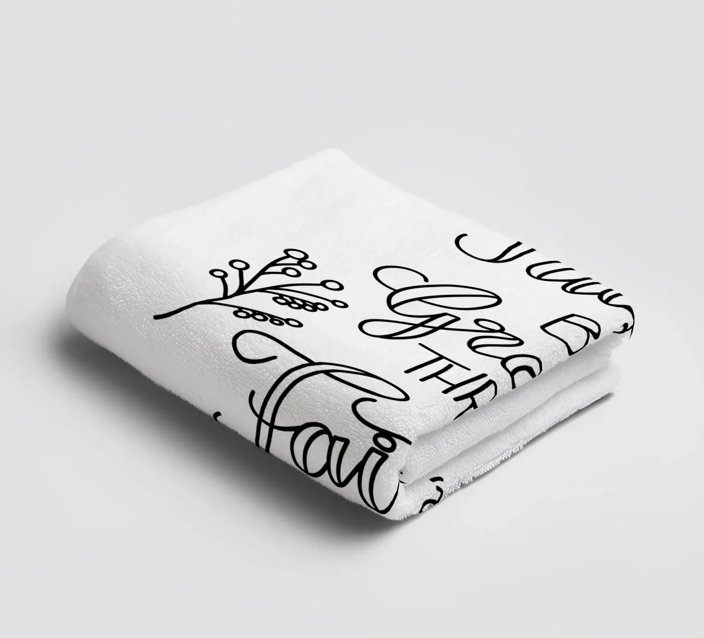 Saved badhanddoek van Letters of Love