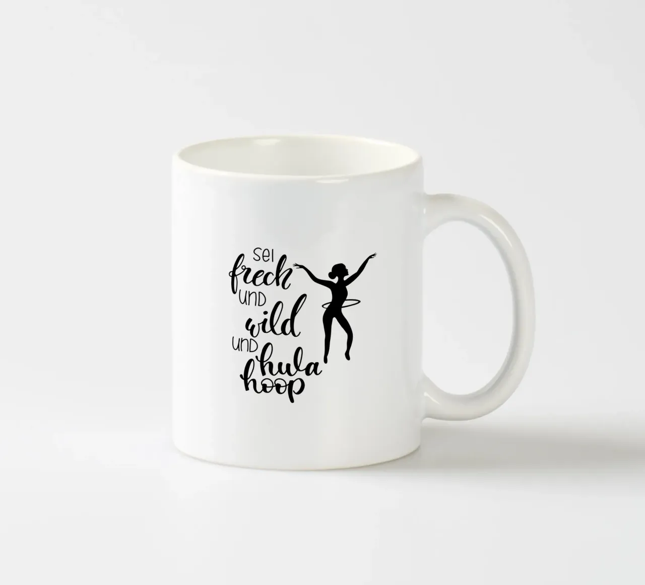 Hula Hoop Tänzerin tazza in ceramica da Letters of Love