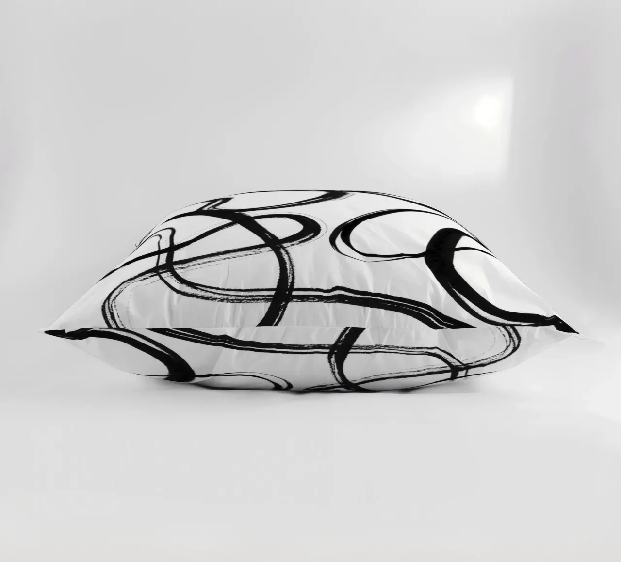 Dalprem Kaur Art - Flowing in the Moment decorative cushion by The Artcircle