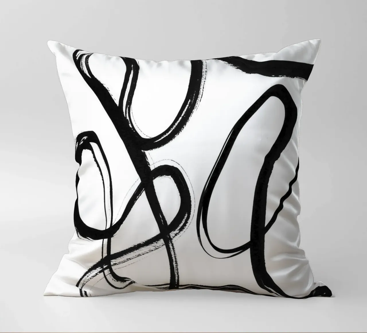 Dalprem Kaur Art - Flowing in the Moment decorative cushion by The Artcircle