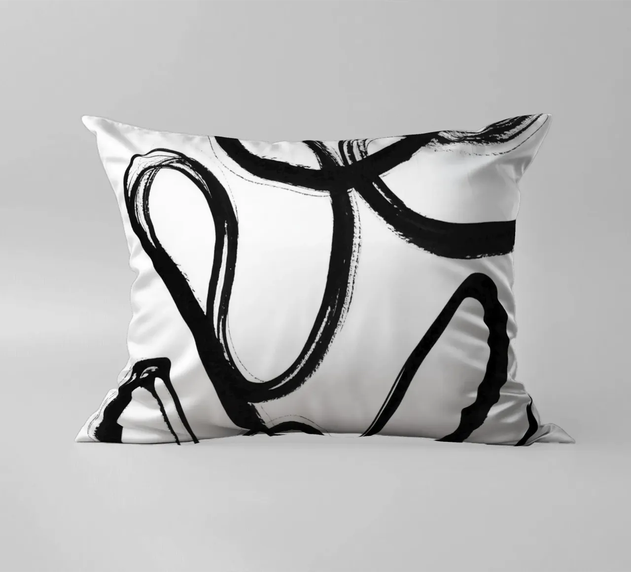 Dalprem Kaur Art - Flowing in the Moment decorative cushion by The Artcircle