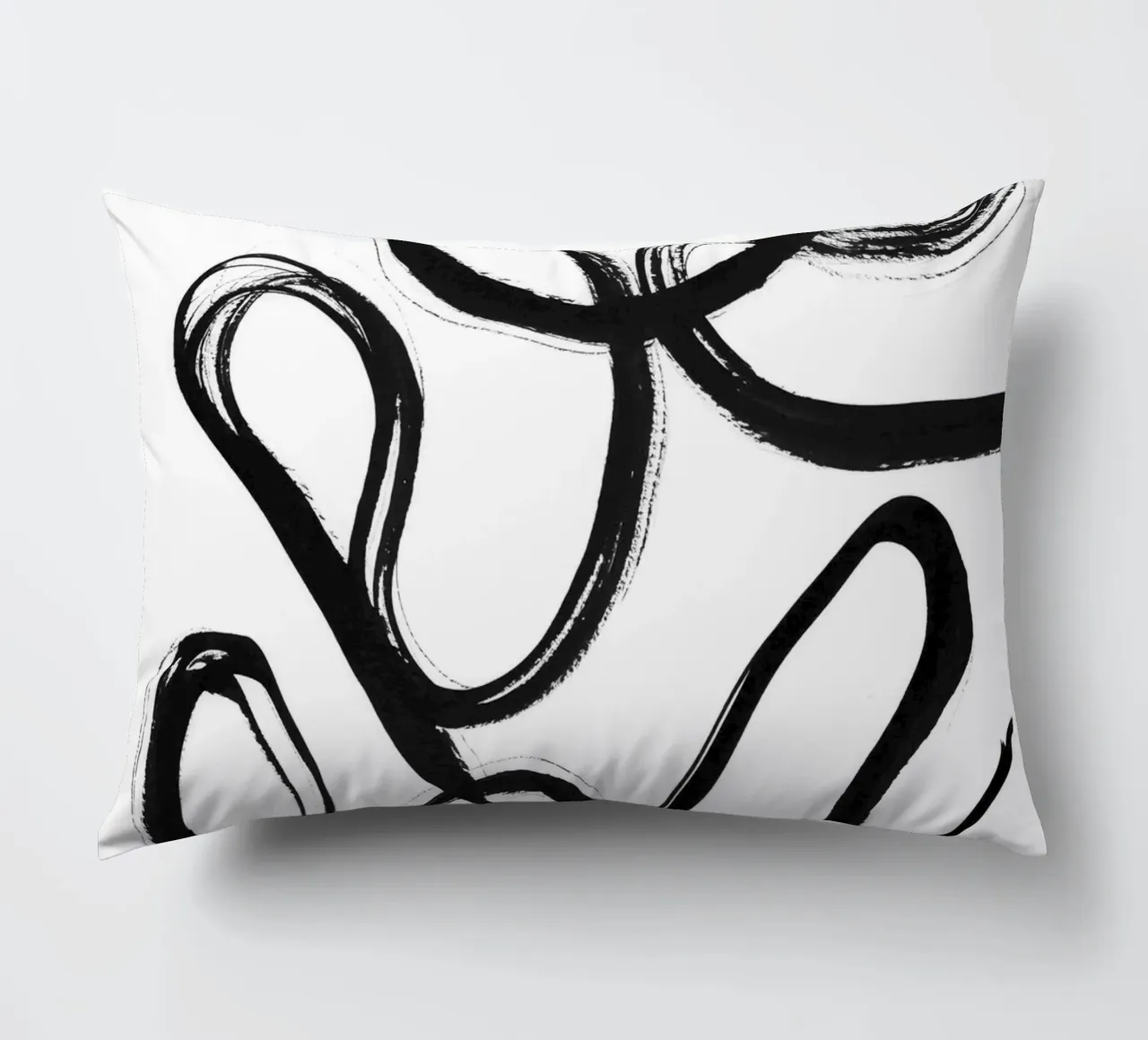 Dalprem Kaur Art - Flowing in the Moment decorative cushion by The Artcircle